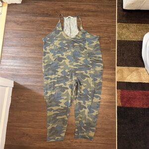 Three Bird Nest Camouflage Jumpsuit